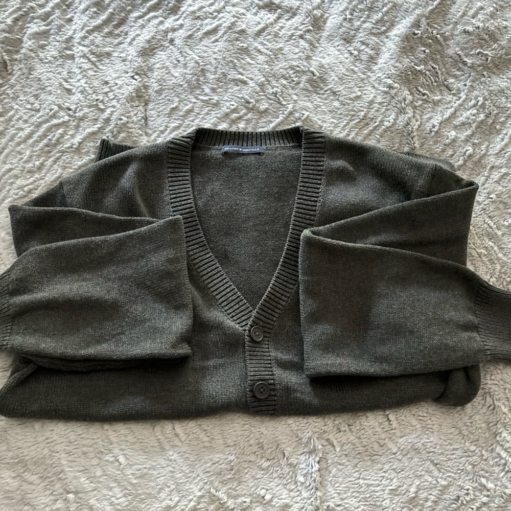 Brandy Melville cardigan sweater Charcoall grey. EUC